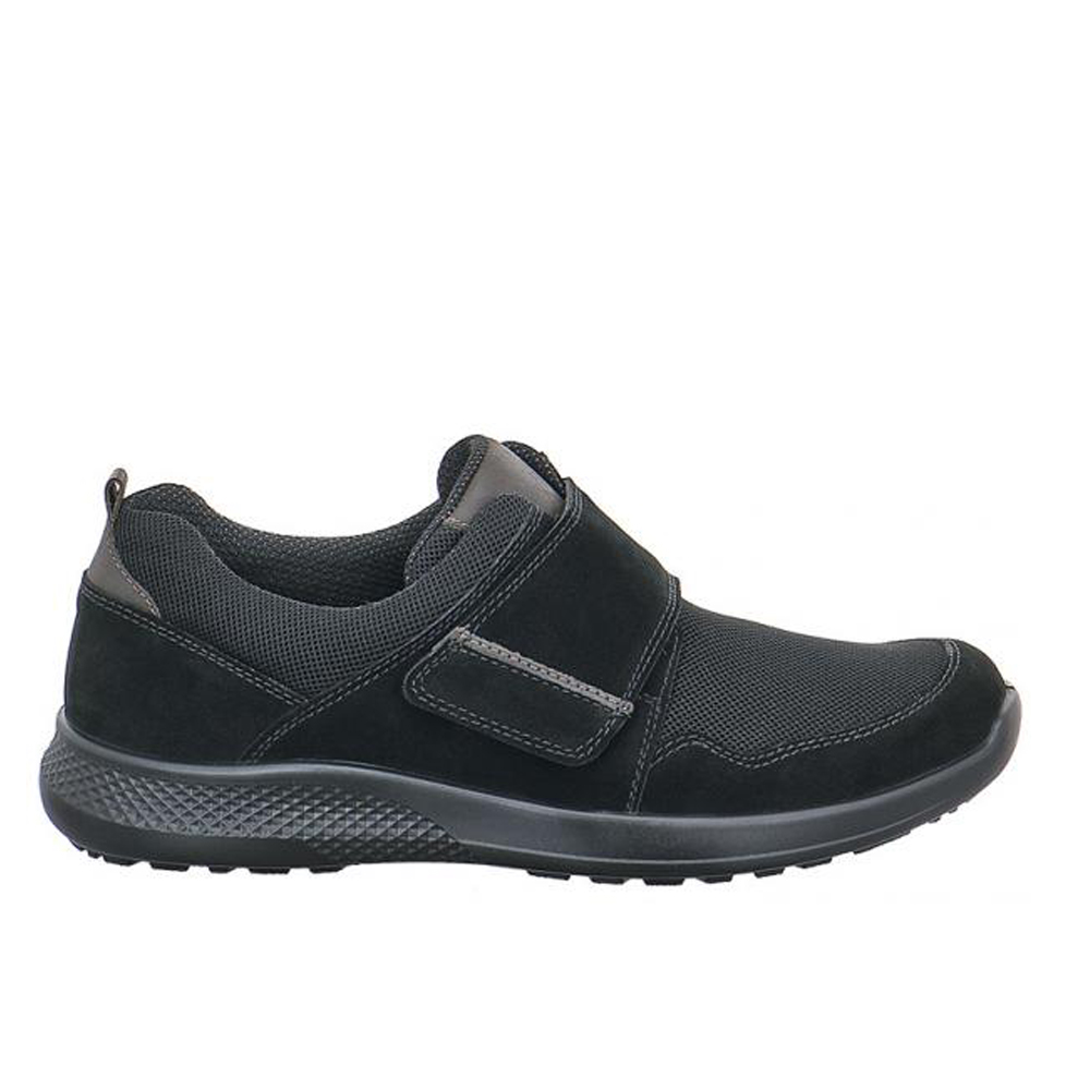 Jomos Jomos 3223897460010 Aνατομικό Δερμάτινο Comfort Casual Μαύρο